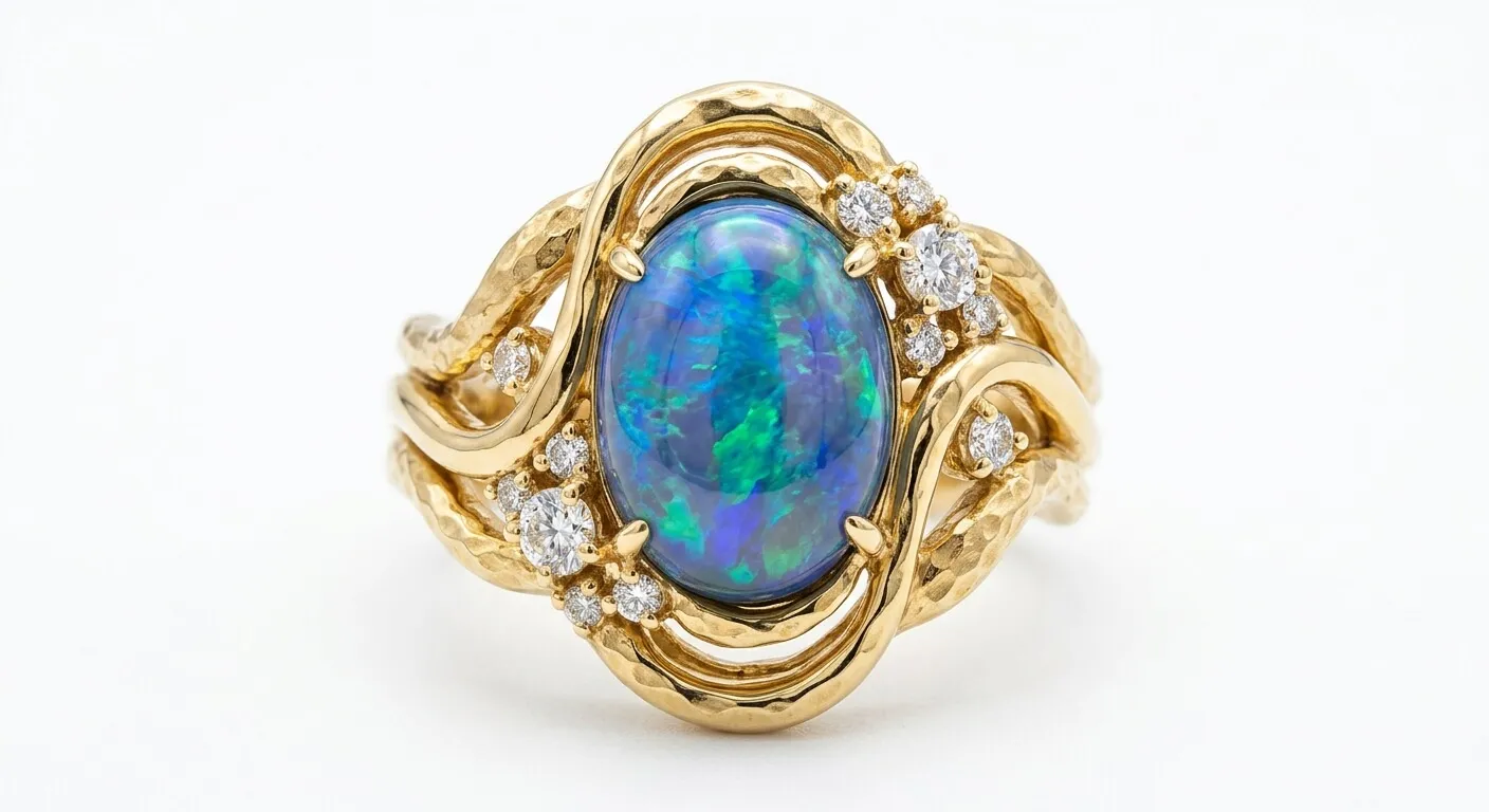 作家物 カラーストーン リング